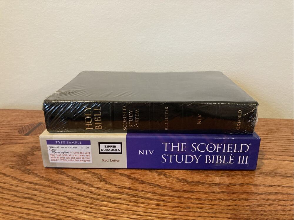 1984 NIV Scofield Study Bible Black | Zippered edition | SEALED